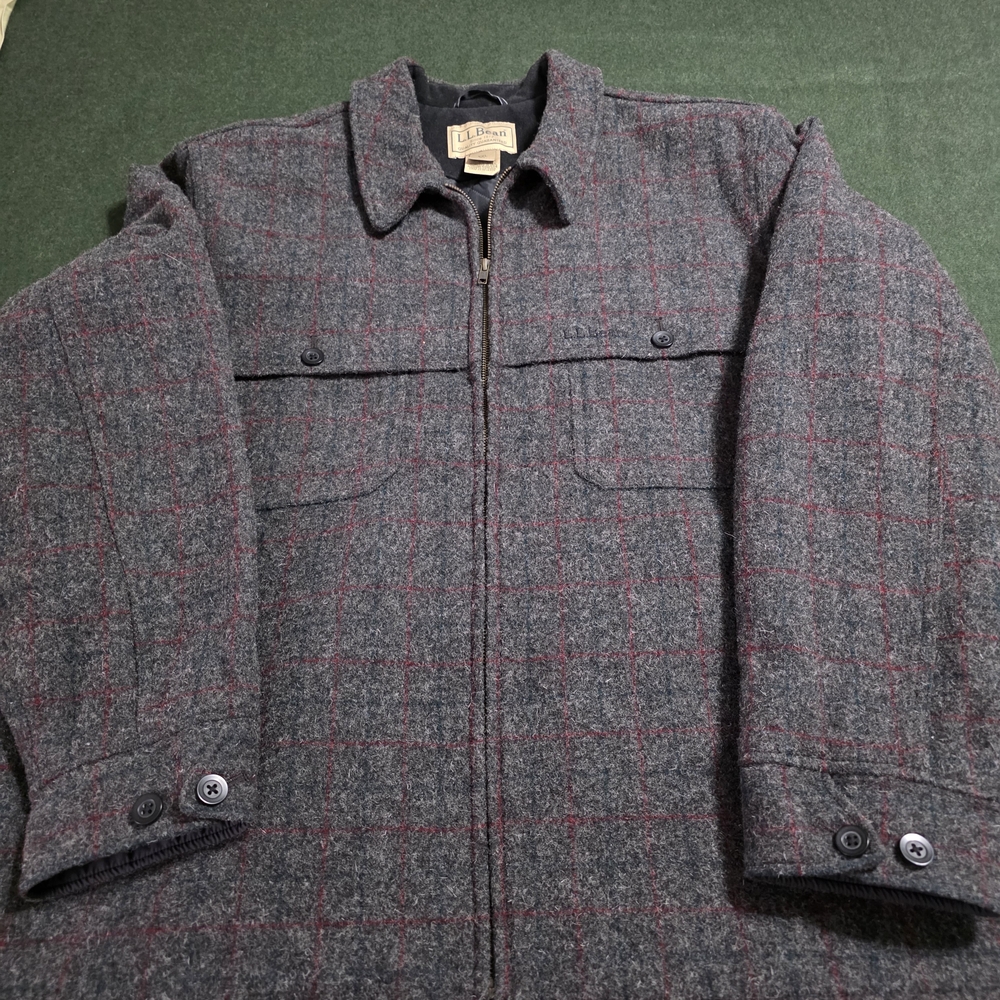 L.L. Bean Men's Maine Guide Zip-Front Jac-Shirt